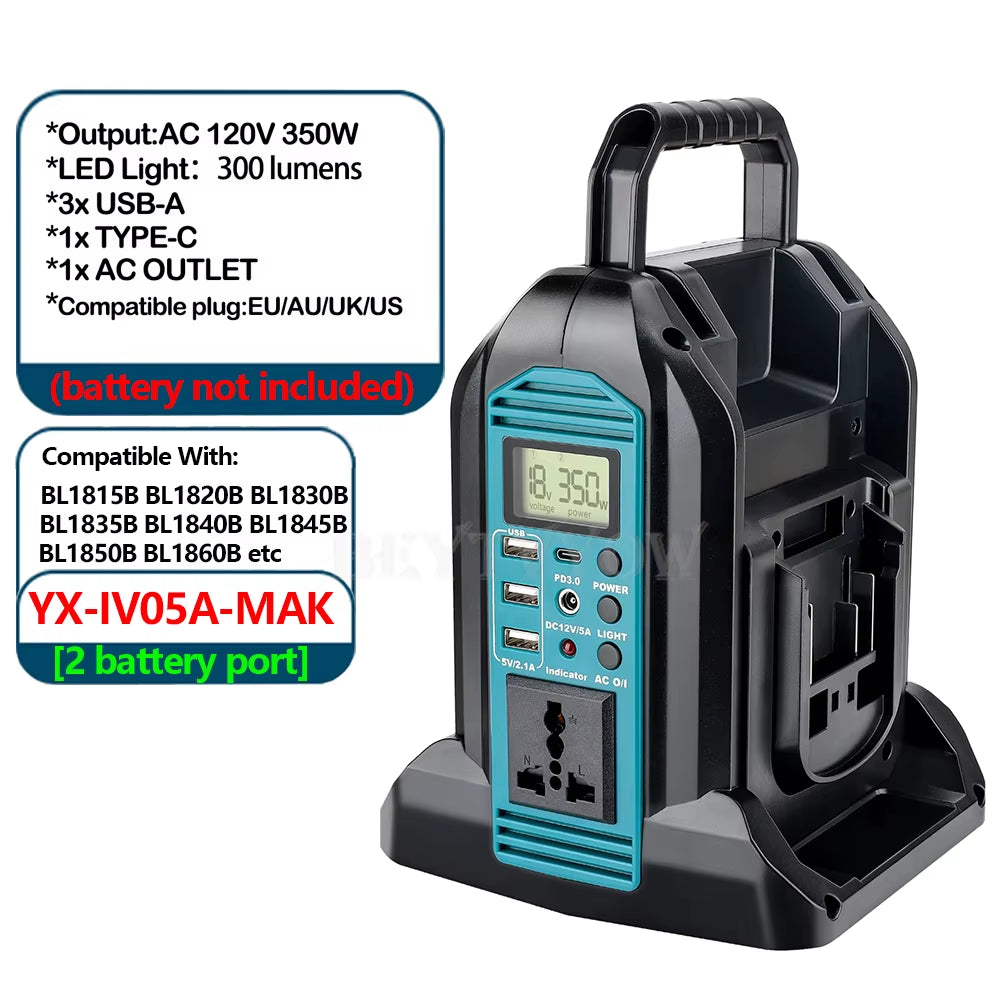 Power Inverter Compatible with Makita 18V