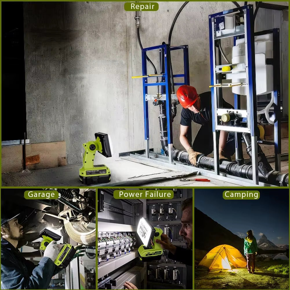 Cordless Led Work Light for Ryobi 18V