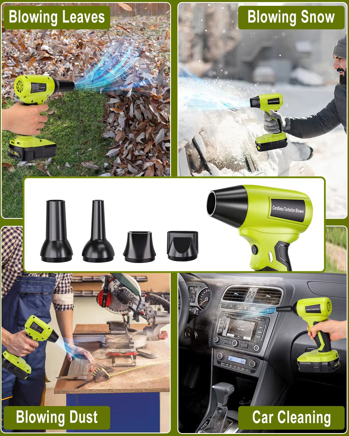 Brushless Turbo Blower for Ryobi 18V