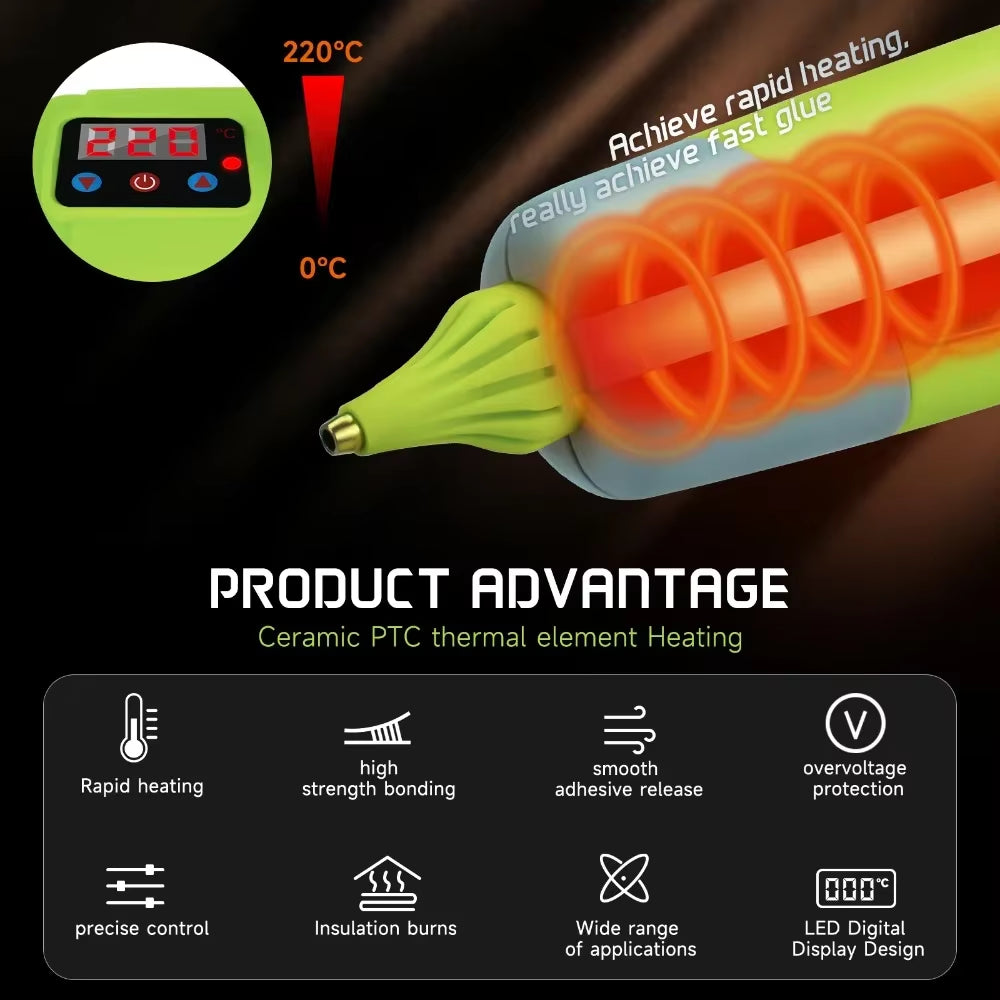  Handheld Hot Glue Gun for Ryobi 18V 