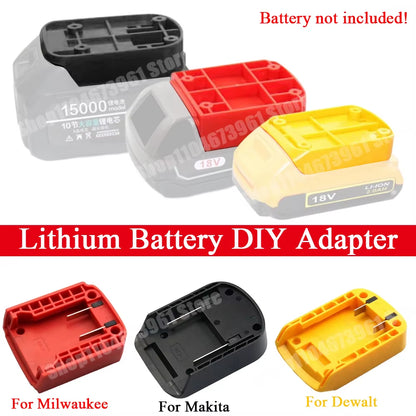 Battery Holder Base for Makita/Milwaukee/Dewalt