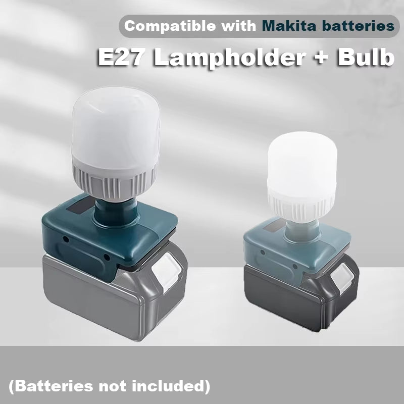 E27 Lampholder LED Bulb for Makita 18V