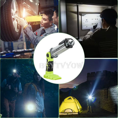 Cordless Portable Flashlight for Ryobi 18V 