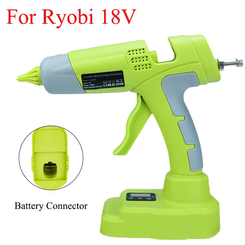  Handheld Hot Glue Gun for Ryobi 18V 