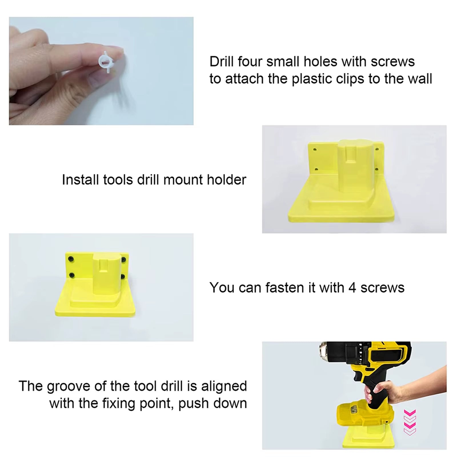 10/5Pcs Tool Holder Dock  for Ryobi 18V 