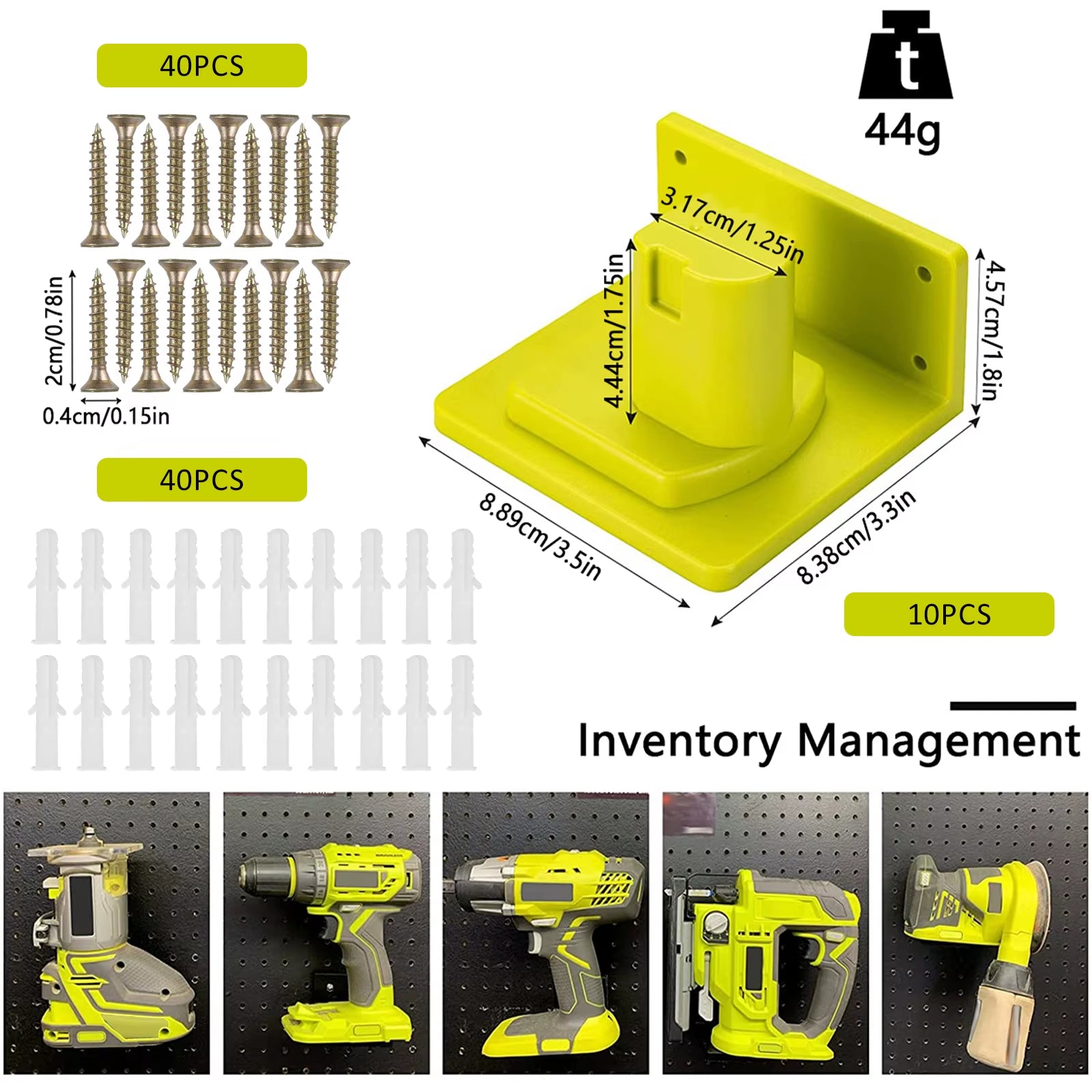10/5Pcs Tool Holder Dock  for Ryobi 18V 