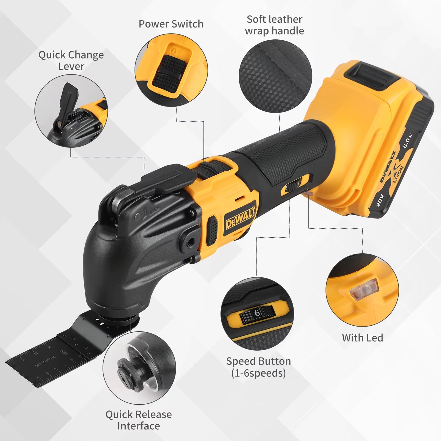  Oscillating Tool for DeWalt 