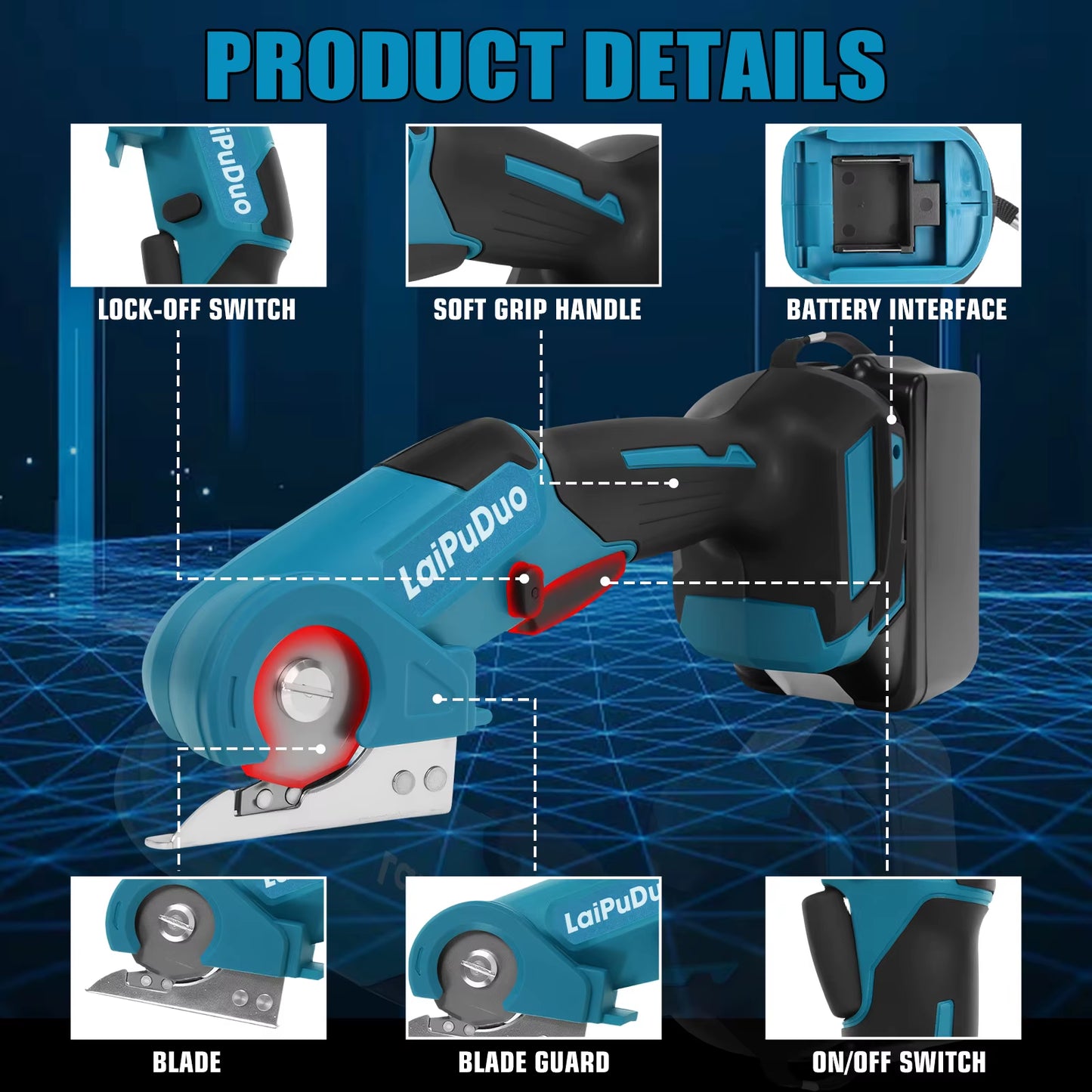 Cordless Electric Scissors for Makita 18V 