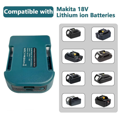 Portable Charger Adapter Compatible for Makita 18V