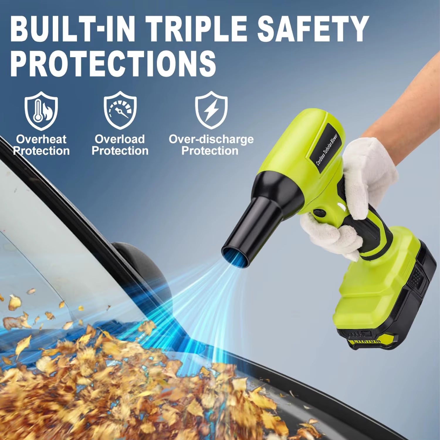  Brushless Turbo Blower for Ryobi 18V