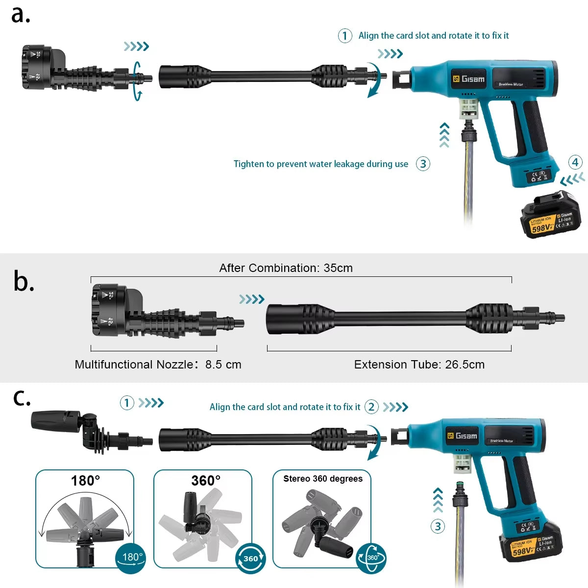 High Pressure Car Washer  for Makita 18V