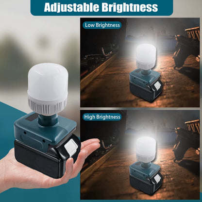 E27 Lampholder LED Bulb for Makita 18V