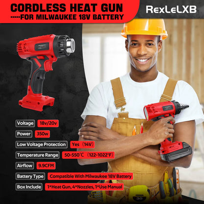 Cordless Heat Gun  for Milwaukee 18V 