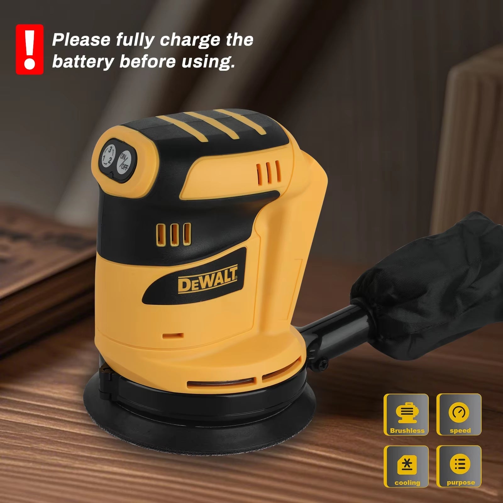 Lightweight Sanding Machine for DeWalt 18V