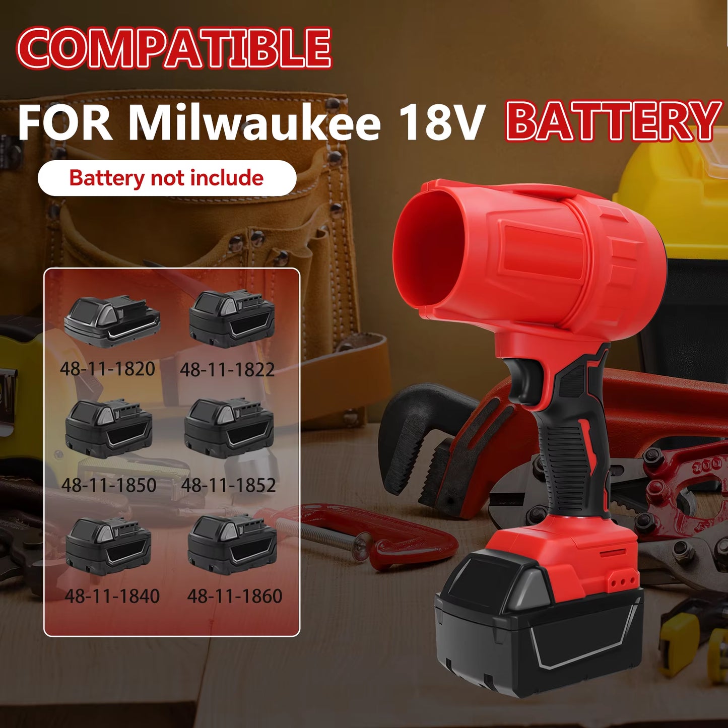 Brushless Electric Air Blower for Milwaukee 18V 