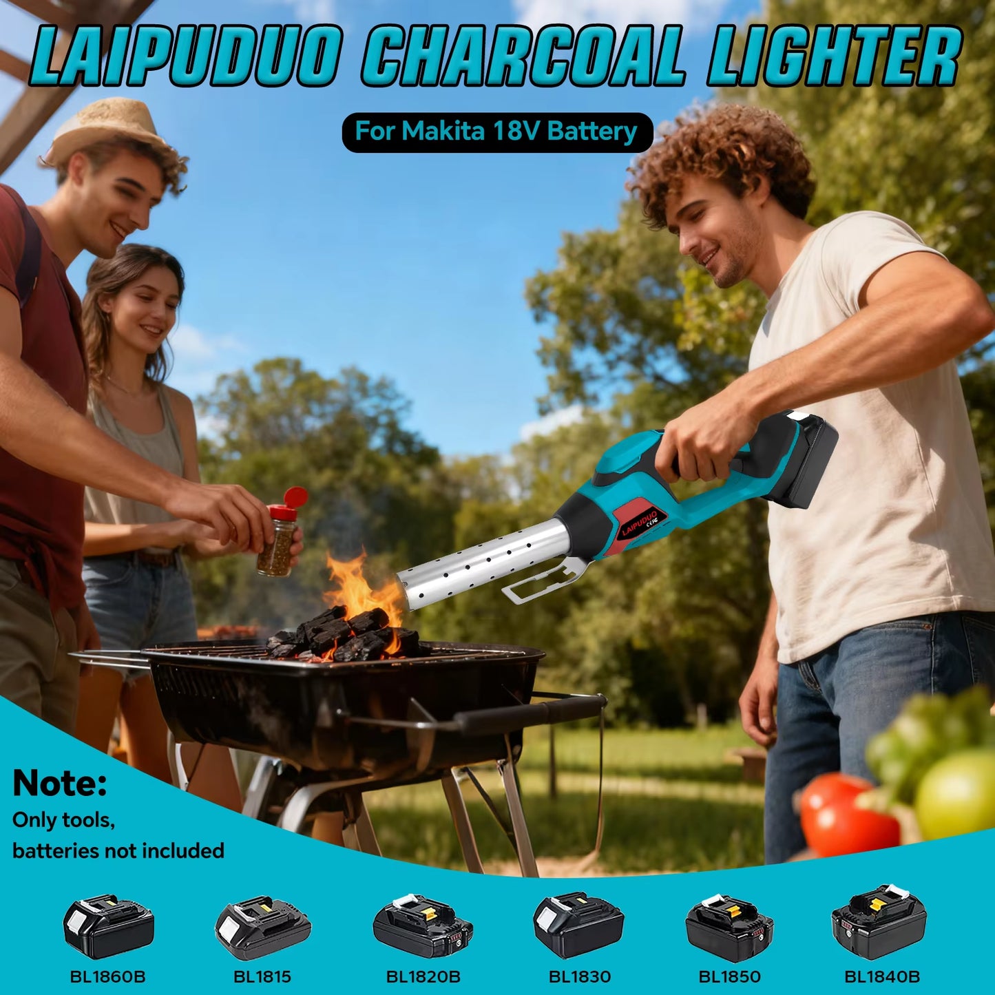 400W Cordless Fire Starter for Makita 18V 