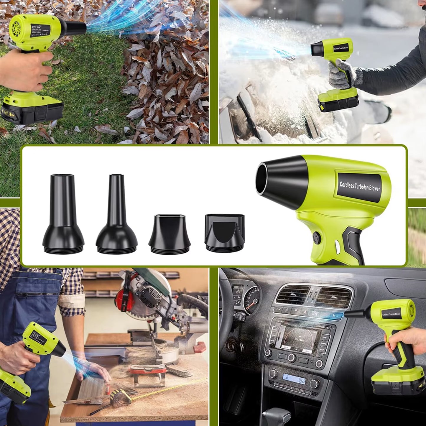  Brushless Turbo Blower for Ryobi 18V