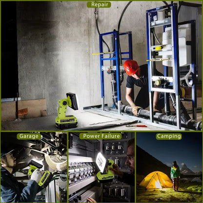 Cordless Led Work Light for Ryobi 18V 