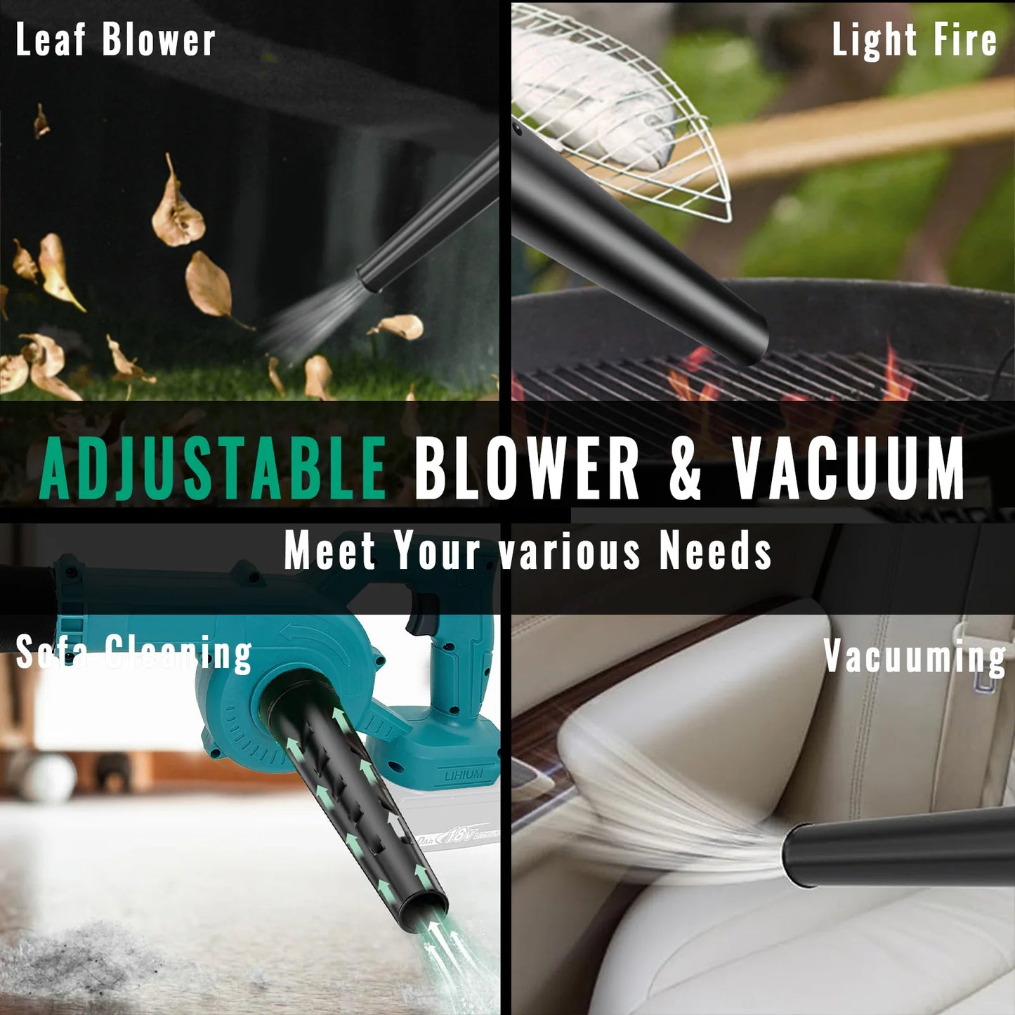 Cordless Air Blower for Makita 18V battery