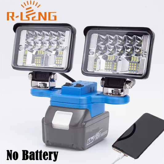 Portable LED Work Light for Makita 18V 