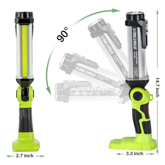 Cordless Portable Flashlight for Ryobi 18V 
