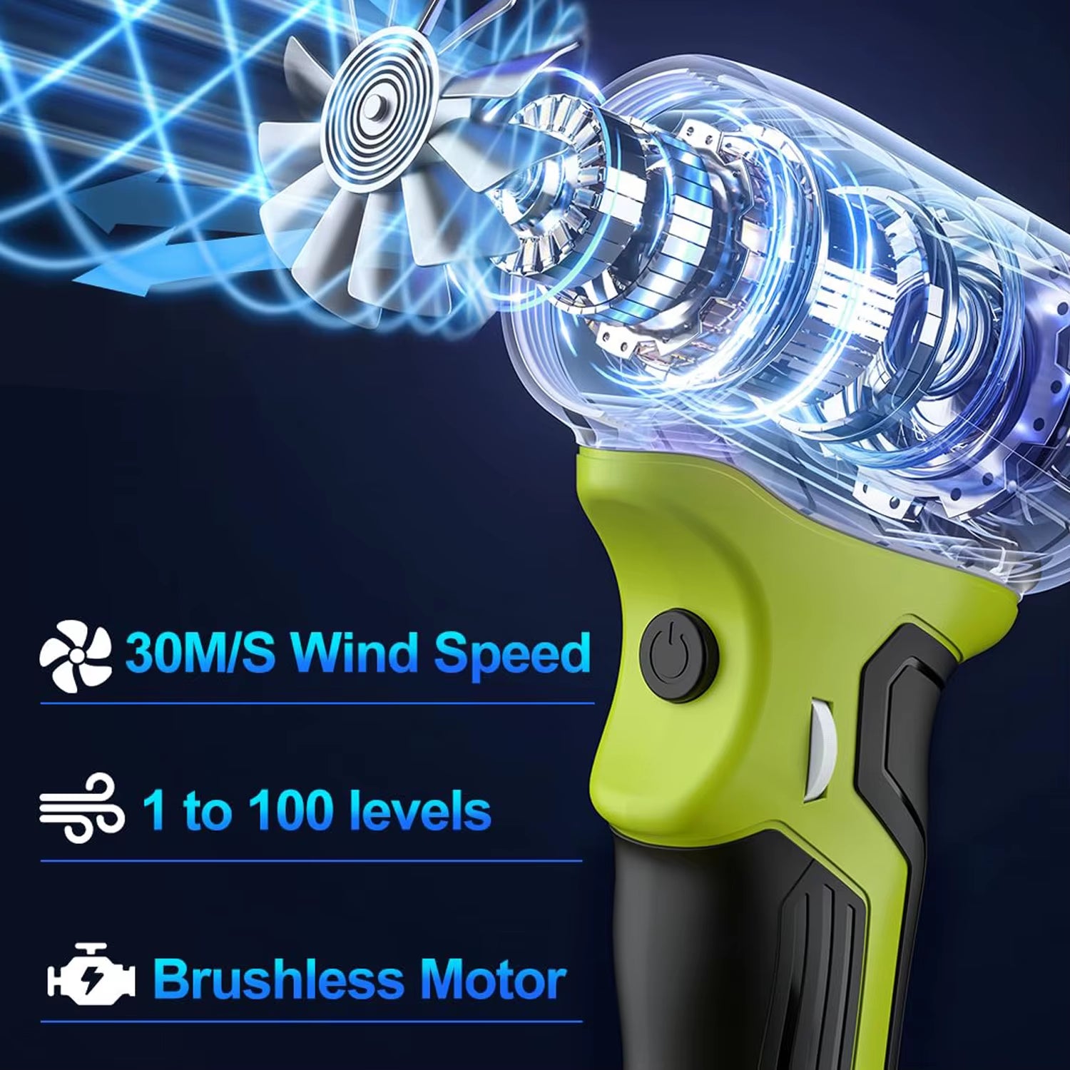  Brushless Turbo Blower for Ryobi 18V