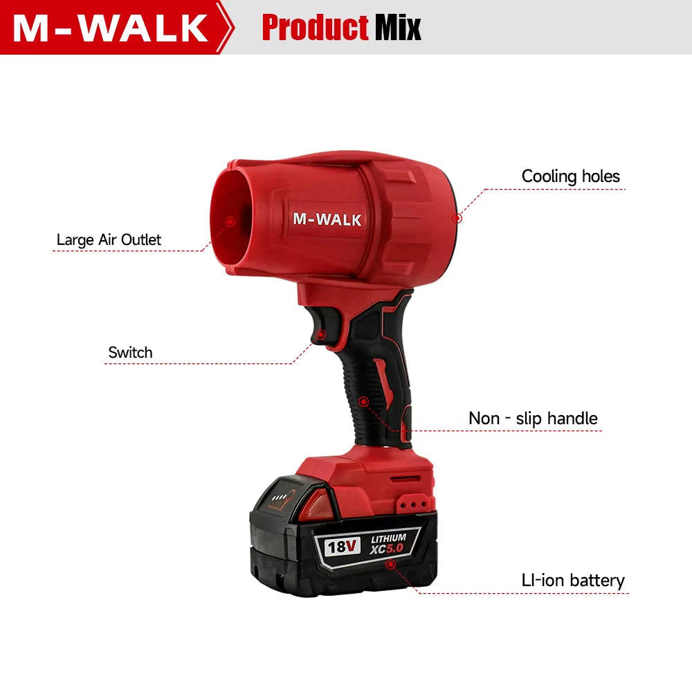 Electric Turbojet Fan for Milwaukee