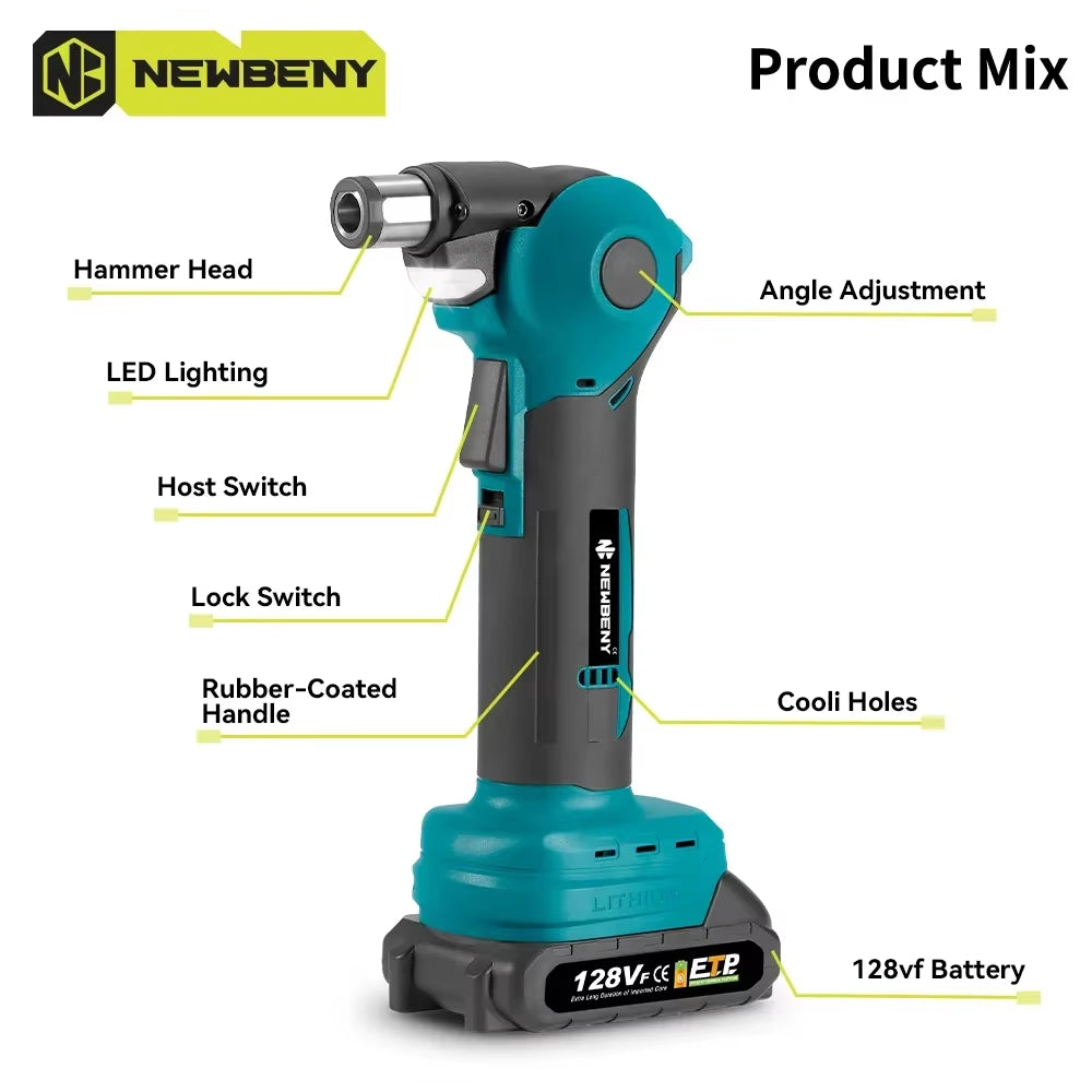 Electric Hammer Drill for Makita 18V