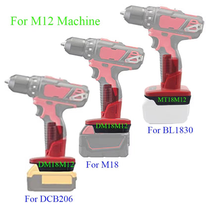MT18M12 DM20M12 Adapter Converter for Makita for Dewalt