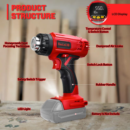 Cordless Heat Gun  for Milwaukee 18V 