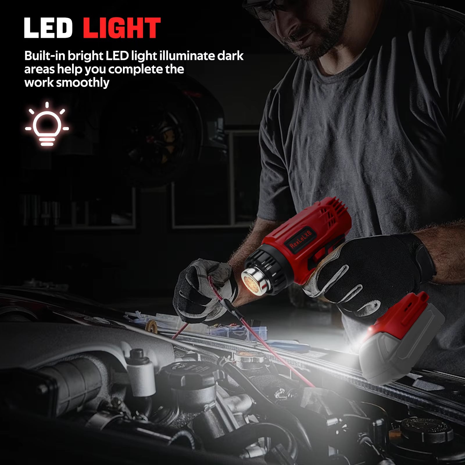 Cordless Heat Gun  for Milwaukee 18V 