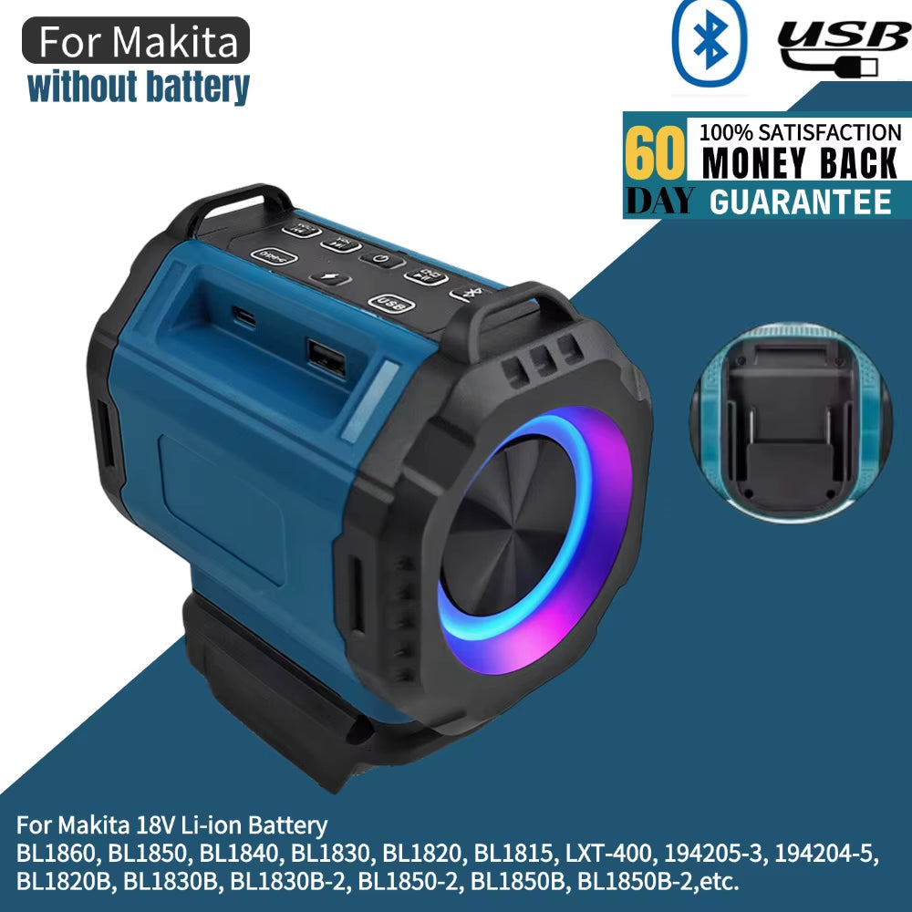 Bluetooth Speaker for Makita 18V