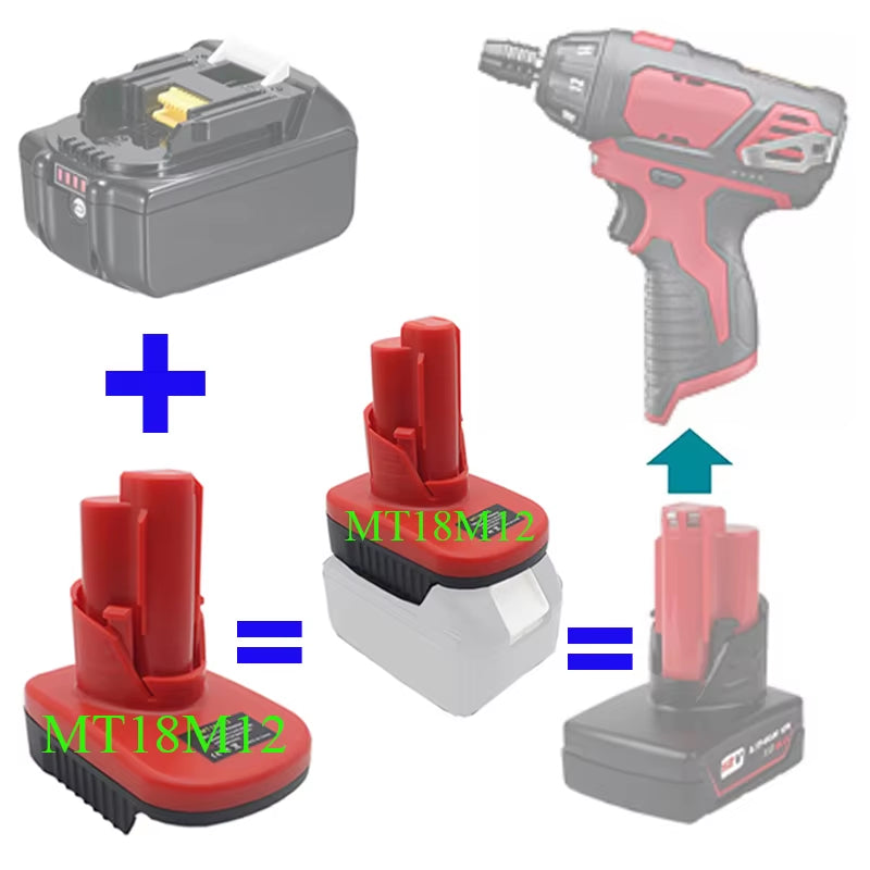 MT18M12 DM20M12 Adapter Converter for Makita for Dewalt