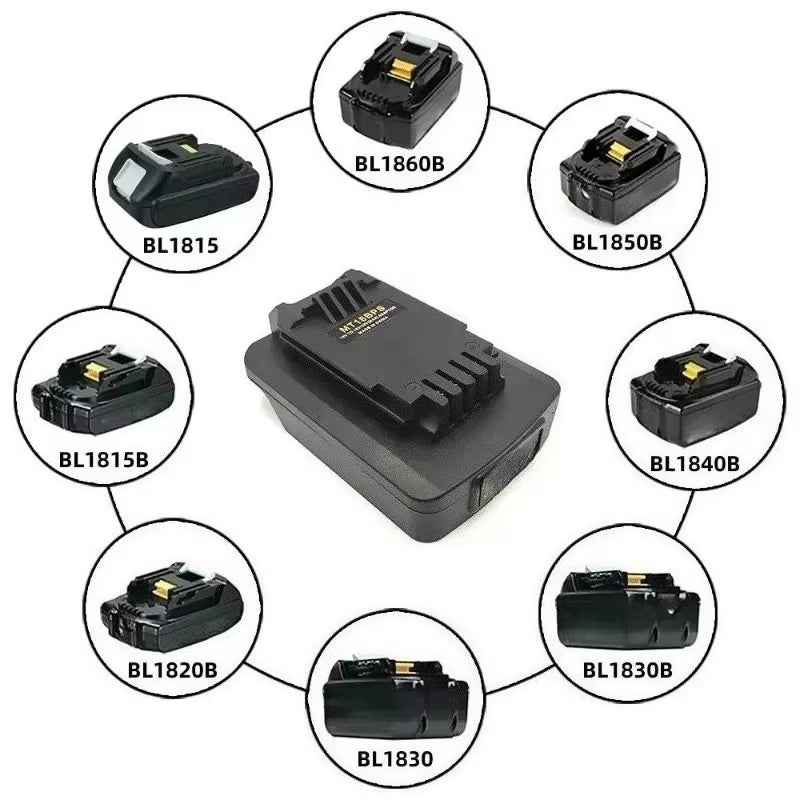 For Makita 18V Lithium-Ion Batteries MT18BPS Battery Adapter 