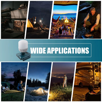 E27 Lampholder LED Bulb for Makita 18V