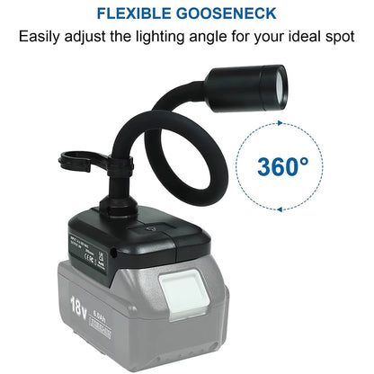 Desk Work Hose Lamp Suitable for Makita 