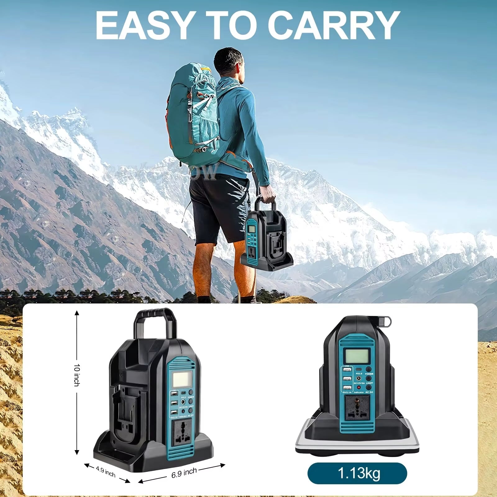 Power Inverter Compatible with Makita 18V 