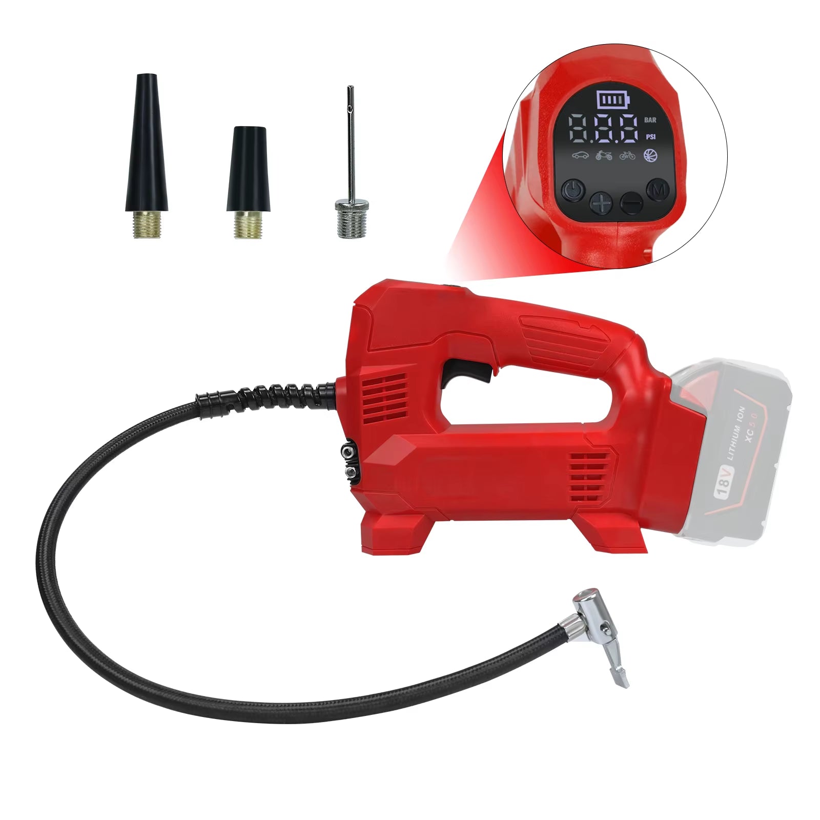 Air Compressor for Milwaukee 18V